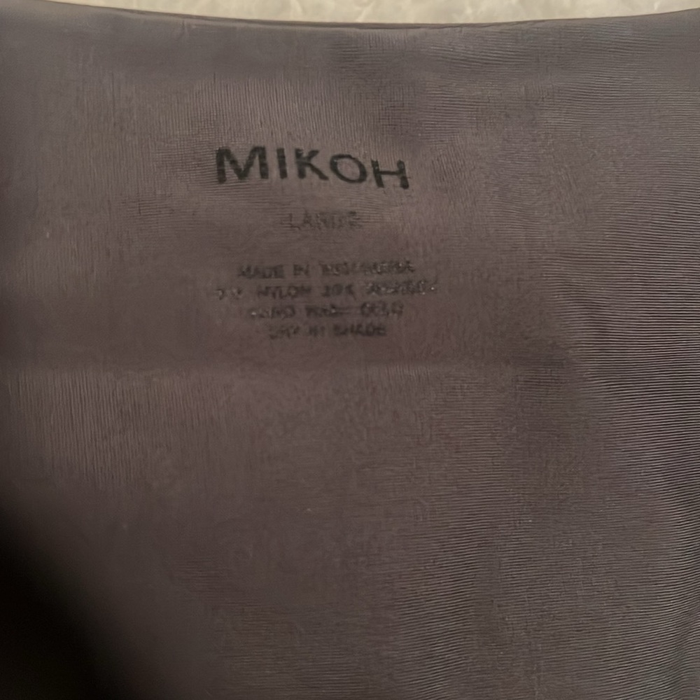 Mikoh Strappy String Kahala Bikini Swimsuit Set Bark NWOT - Picture 10 of 11